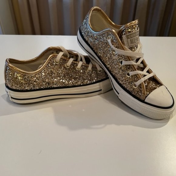 Chuck Taylor All Star Converse Glitter Sneakers Shoes - Converse Sneakers